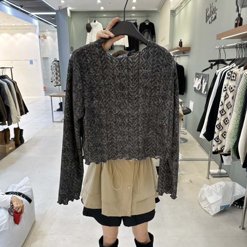 BAKHA東大門實拍女裝新品人氣熱賣真品時尚推薦休閑長袖T恤CHARLES THE SECOND/CHEAP-CHIC長袖T恤