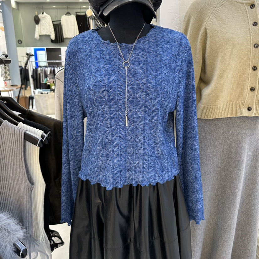 BAKHA東大門實拍女裝新品人氣熱賣真品時尚推薦休閑長袖T恤CHARLES THE SECOND/CHEAP-CHIC長袖T恤圖色1