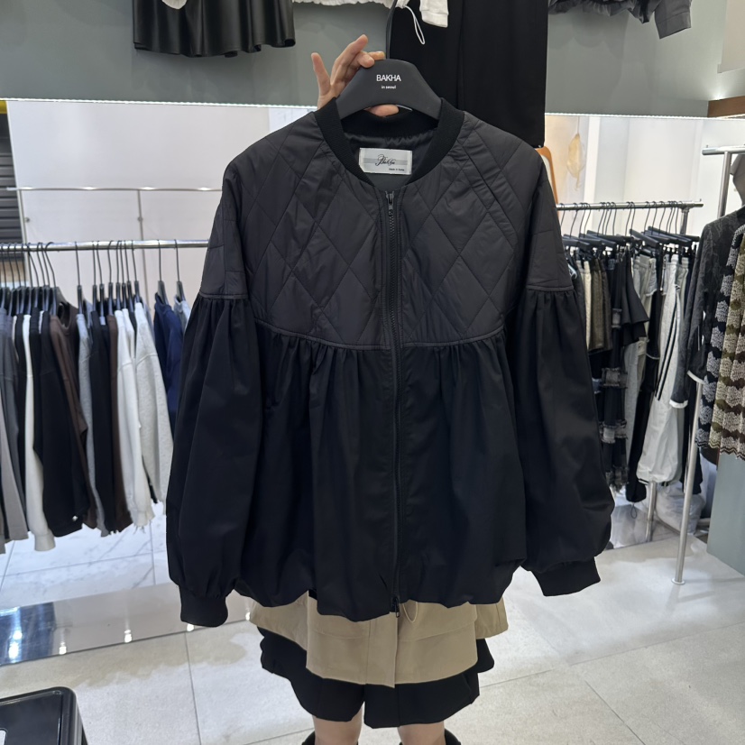 BAKHA東大門實拍女士新品推薦時尚真品熱賣人氣休閑夾克絎縫CHARLES THE SECOND/CHEAP-CHIC夾克圖色2
