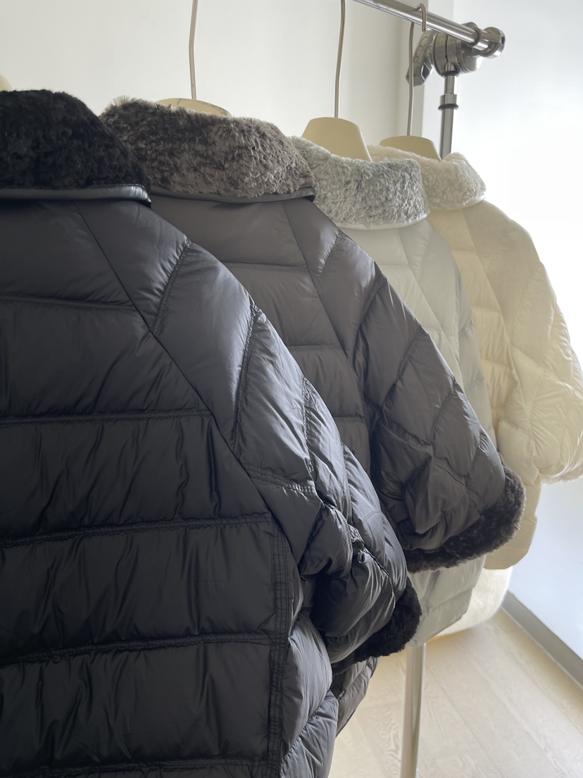 U_MI韓國直郵女裝新品推薦時尚人氣休閑短款棉服毛皮填充U_mi短款棉服