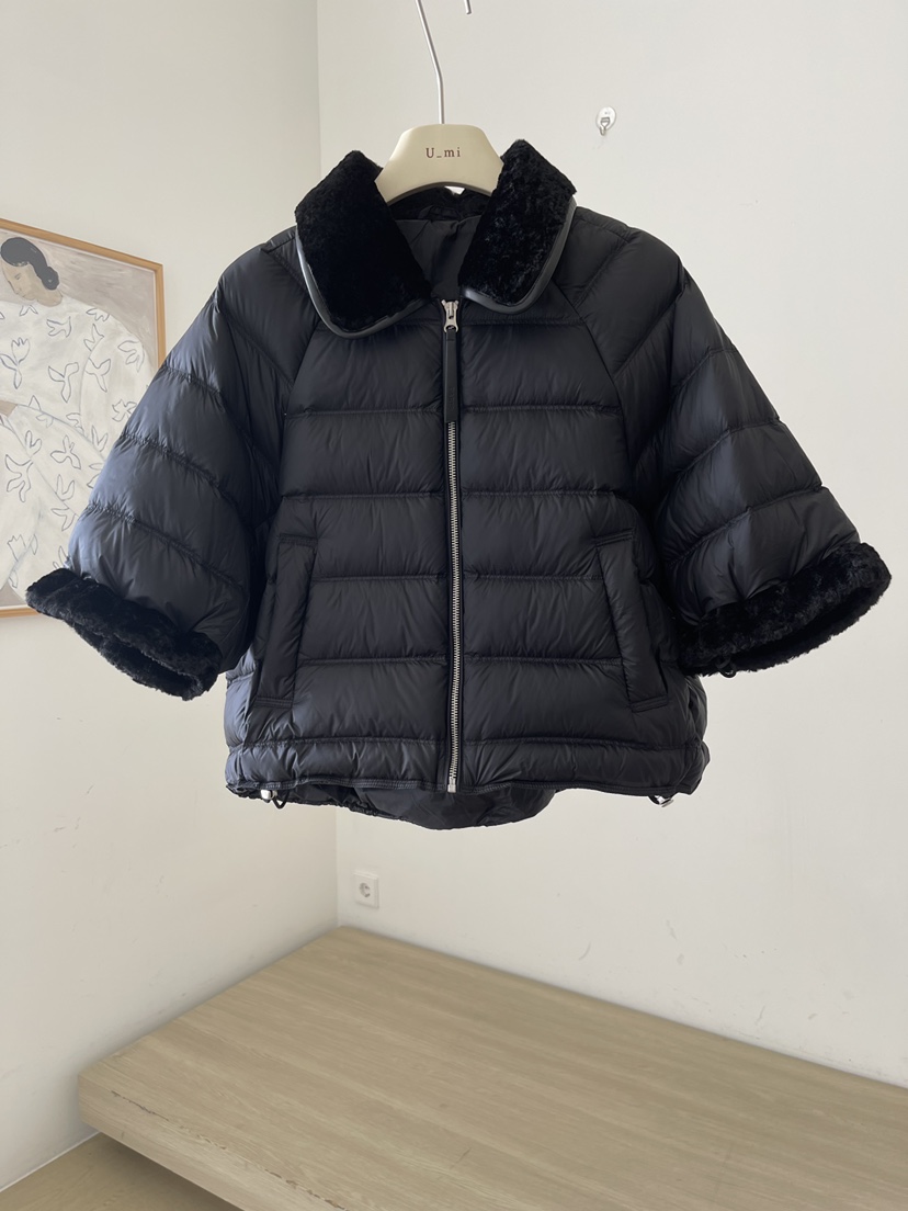 U_MI韓國直郵女裝新品推薦時尚人氣休閑短款棉服毛皮填充U_mi短款棉服圖色4