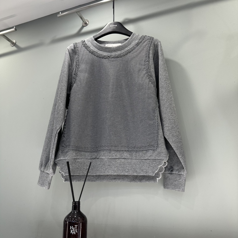 BAKHA東大門實拍女士新品人氣休閑時尚真品推薦熱賣衛衣網眼CHARLES THE SECOND/CHEAP-CHIC衛衣圖色2