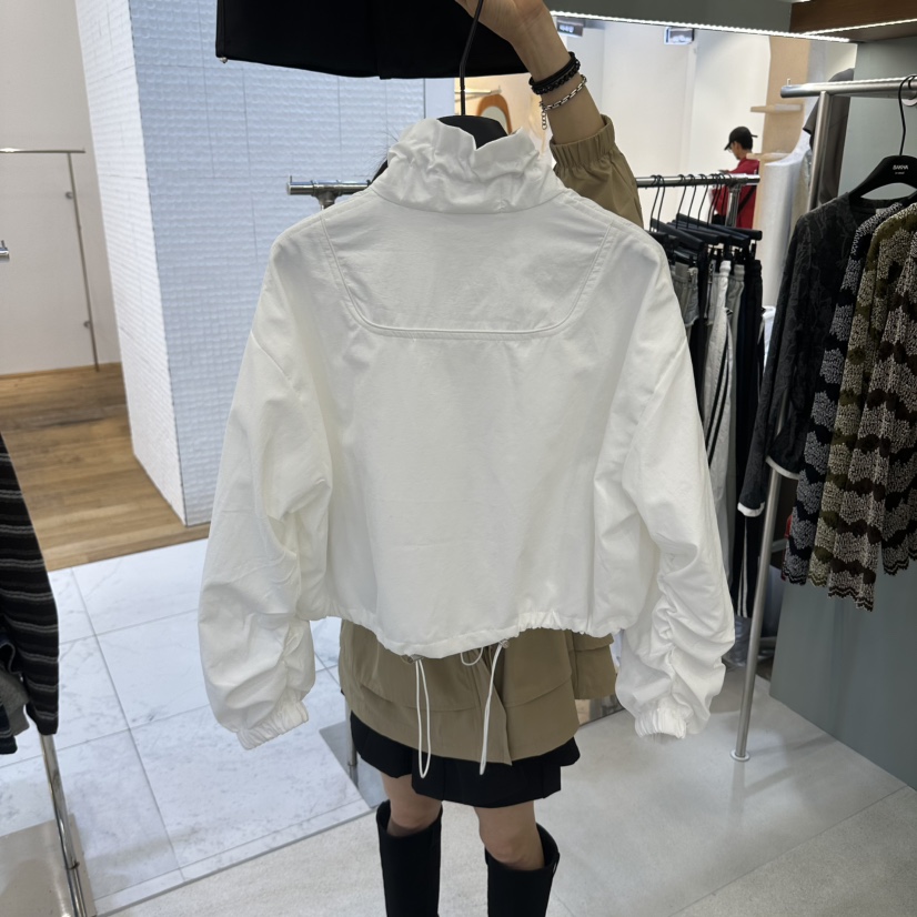 BAKHA韓國代購女裝新品人氣推薦熱賣休閑真品時尚夾克口袋CHARLES THE SECOND/CHEAP-CHIC夾克