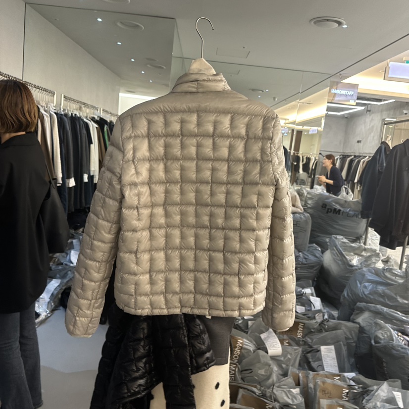 DOUBLE STANDARD/LE SMOKING/MAISONSTAFF韓國代購女士新款推薦短款羽絨服羽絨服鵝絨MAISONSTAFF短款羽絨服