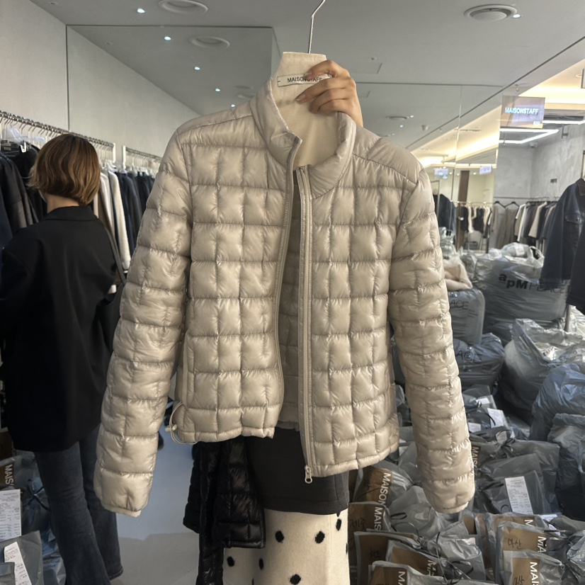 DOUBLE STANDARD/LE SMOKING/MAISONSTAFF韓國代購女士新款推薦短款羽絨服羽絨服鵝絨MAISONSTAFF短款羽絨服圖色1