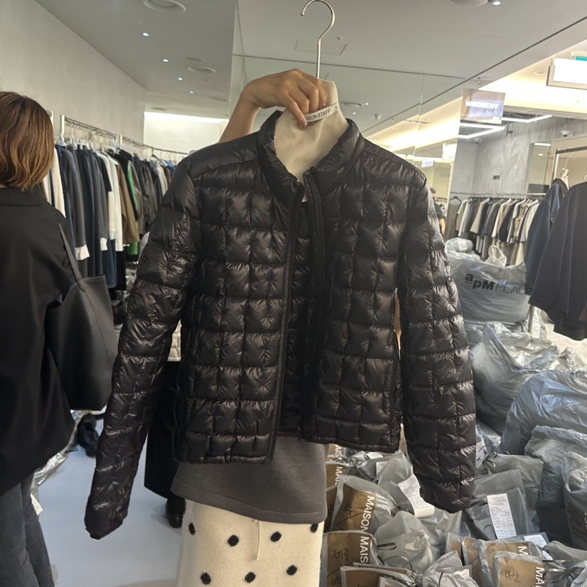 DOUBLE STANDARD/LE SMOKING/MAISONSTAFF韓國代購女士新款推薦短款羽絨服羽絨服鵝絨MAISONSTAFF短款羽絨服圖色2