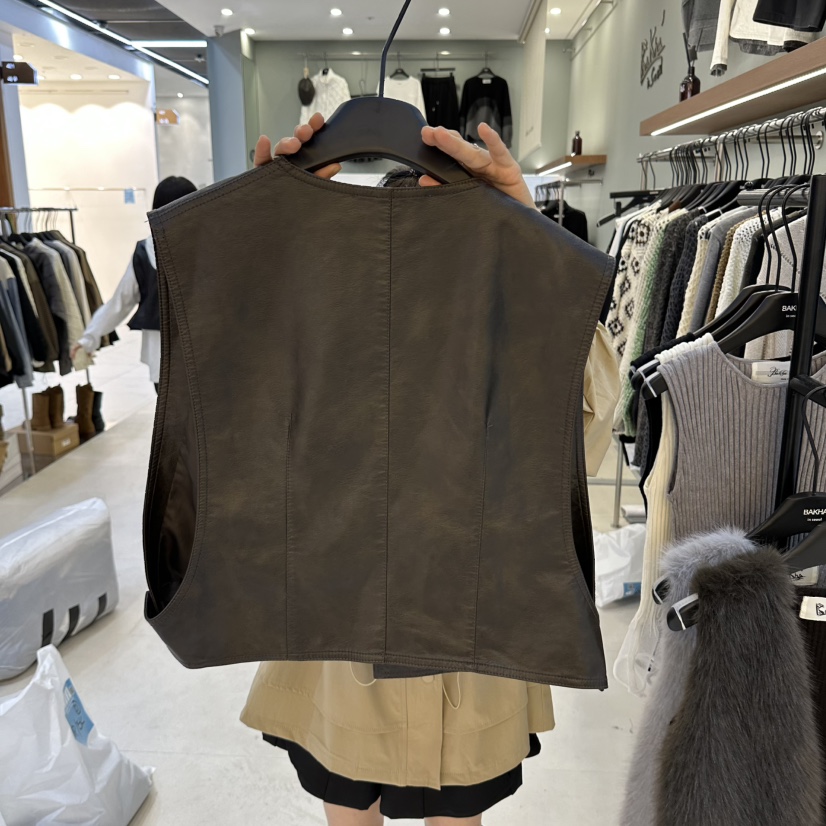 BAKHA東大門代購女士新品人氣熱賣推薦時尚休閑真品馬甲CHARLES THE SECOND/CHEAP-CHIC馬甲