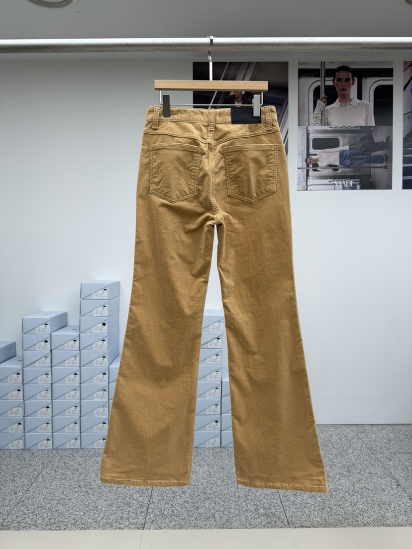 MADE-P東大門代購女裝新款真品休閑熱賣人氣休閑褲天鵝絨MADE-P休閑褲