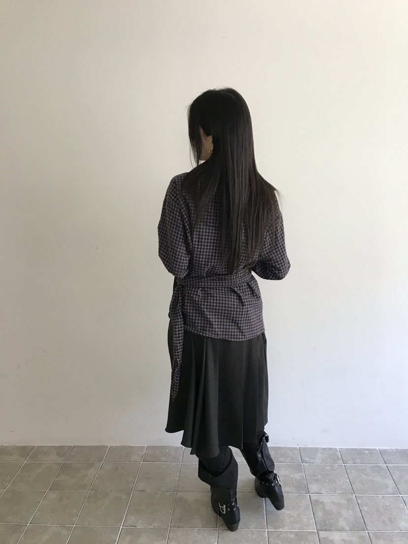 ENHANCE/HOPESMORE韓國直郵女裝新款推薦襯衫蕾絲衫格紋ENHANCE/HOPESMORE襯衫/蕾絲衫
