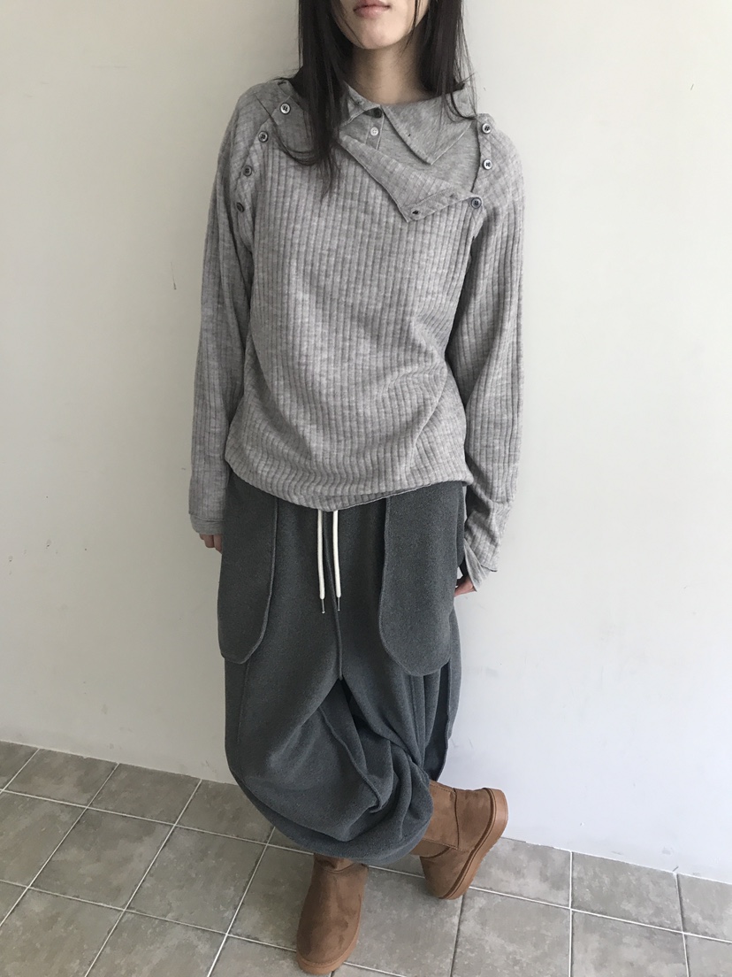 ENHANCE/HOPESMORE東大門直郵女士新款推薦休閑針織衫紐扣ENHANCE/HOPESMORE針織衫