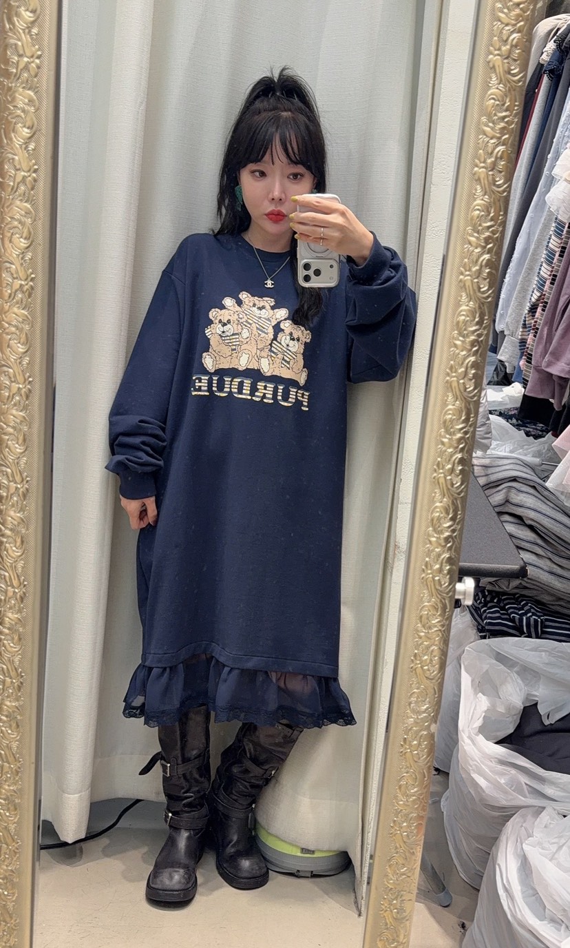LOVABLE-L東大門代購女裝新款休閑推薦人氣時尚真品連衣裙LOVABLE連衣裙