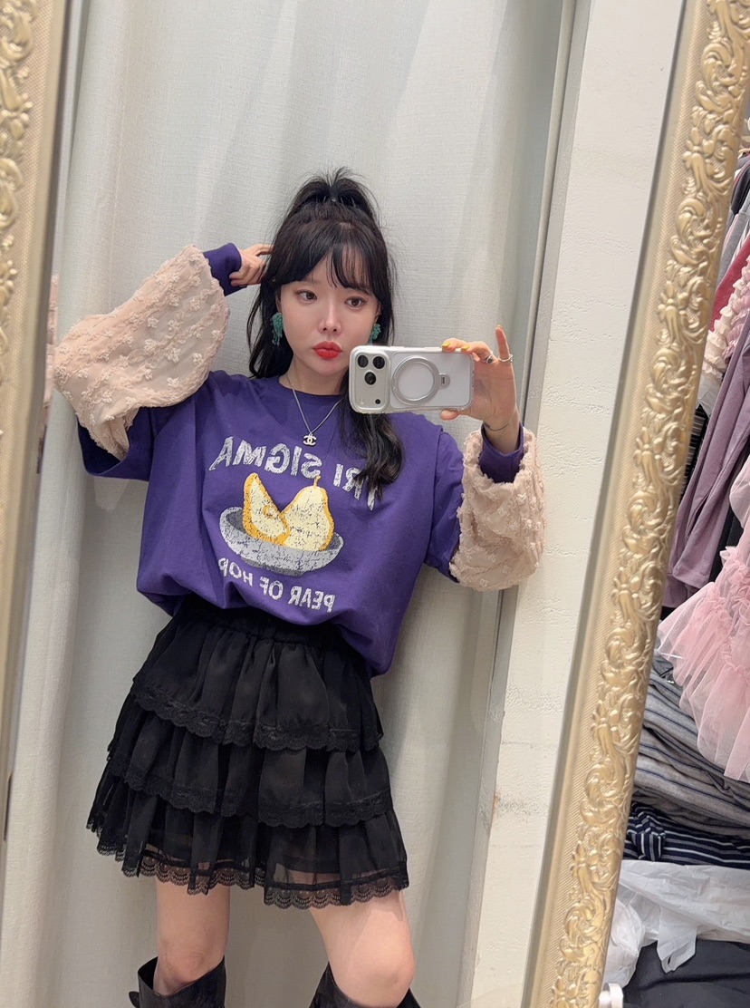 LOVABLE-L東大門直郵女士新品人氣熱賣時尚推薦真品長袖T恤LOVABLE長袖T恤