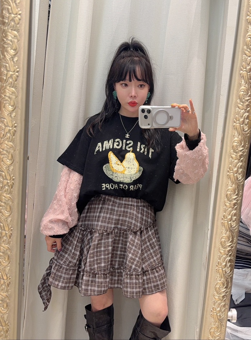 LOVABLE-L東大門直郵女士新品人氣熱賣時尚推薦真品長袖T恤LOVABLE長袖T恤