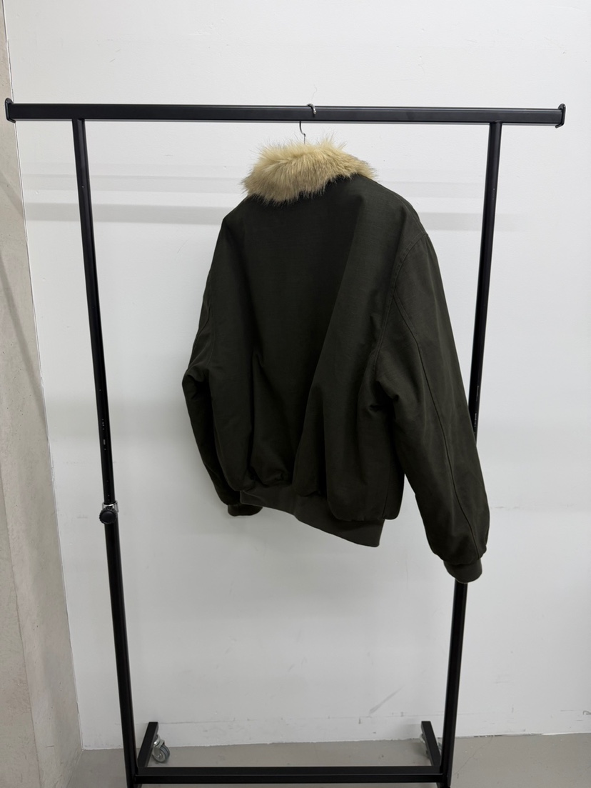 MINIMUZE東大門實拍女裝新品休閑時尚推薦短款棉服毛皮復古MINIMUZE短款棉服
