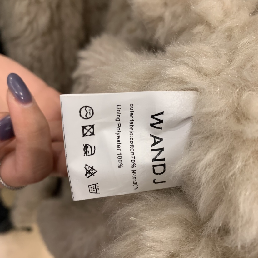 W AND J韓國直郵女士新品時尚人氣真品休閑推薦中長款大衣WANDJ中長款大衣
