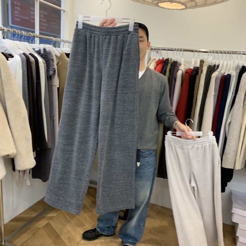 JINSIM東大門代購女裝新品真品休閑時尚熱賣休閑褲天鵝絨JINSIM休閑褲圖色2