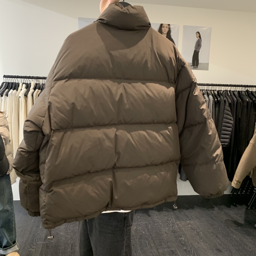 OBJECT東大門代購女裝新品熱賣短款羽絨服兩面穿羽絨雙面鴨絨OBJECT短款羽絨服