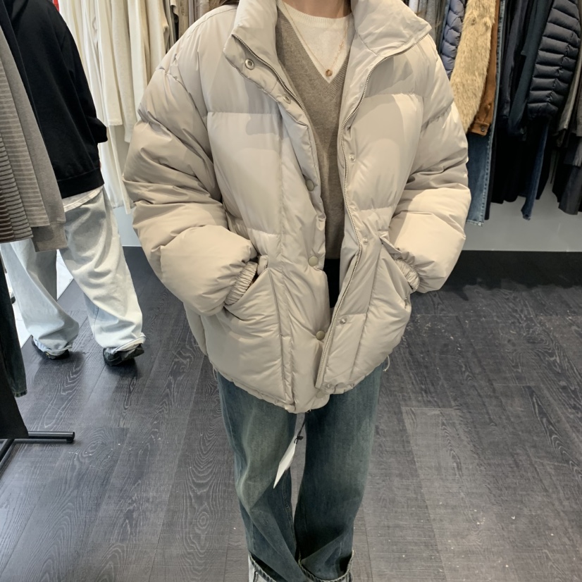 OBJECT東大門代購女裝新品熱賣短款羽絨服兩面穿羽絨雙面鴨絨OBJECT短款羽絨服圖色1