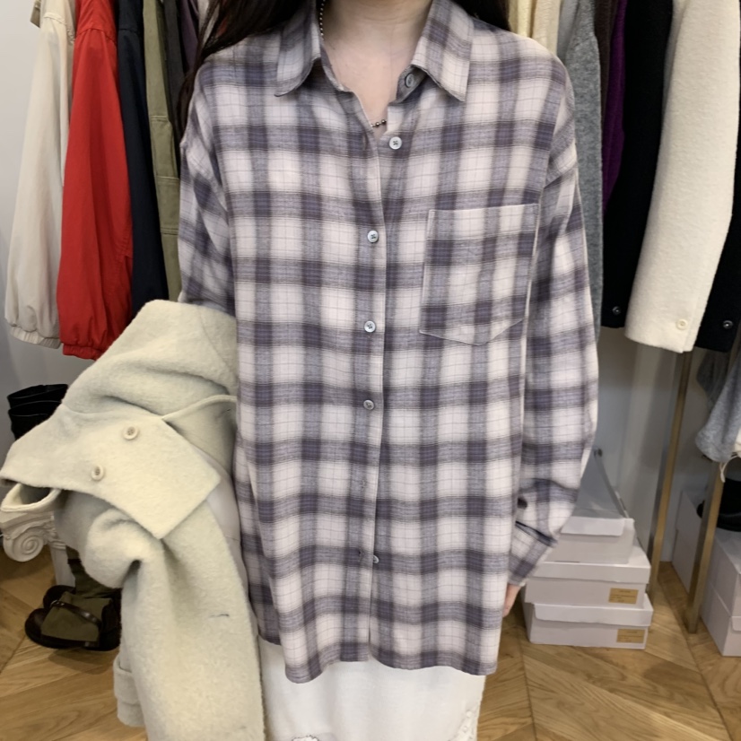 JINSIM韓國直郵女士新品人氣真品推薦休閑時尚襯衫蕾絲衫JINSIM襯衫/蕾絲衫圖色1