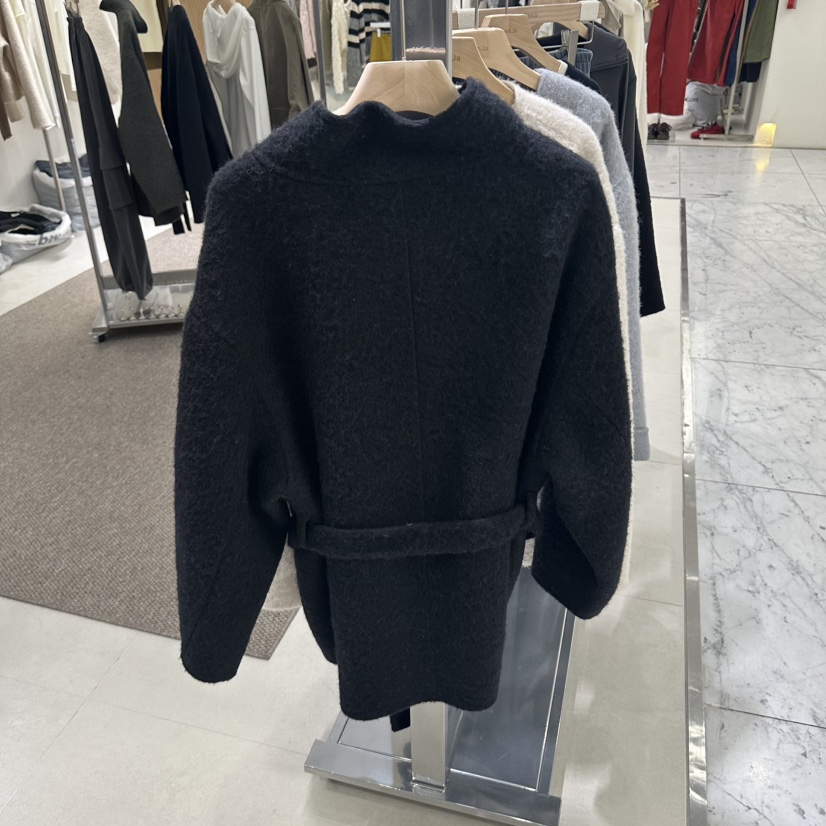GAM JA東大門實拍女裝新品時尚真品人氣夾克含腰帶系帶高領GAM JA夾克