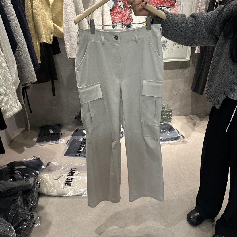 LAMAGIEPIE/LAMAGIE GREY韓國代購女士新款推薦休閑褲口袋LAMAGIEPIE/LAMAGIE GREY休閑褲圖色1