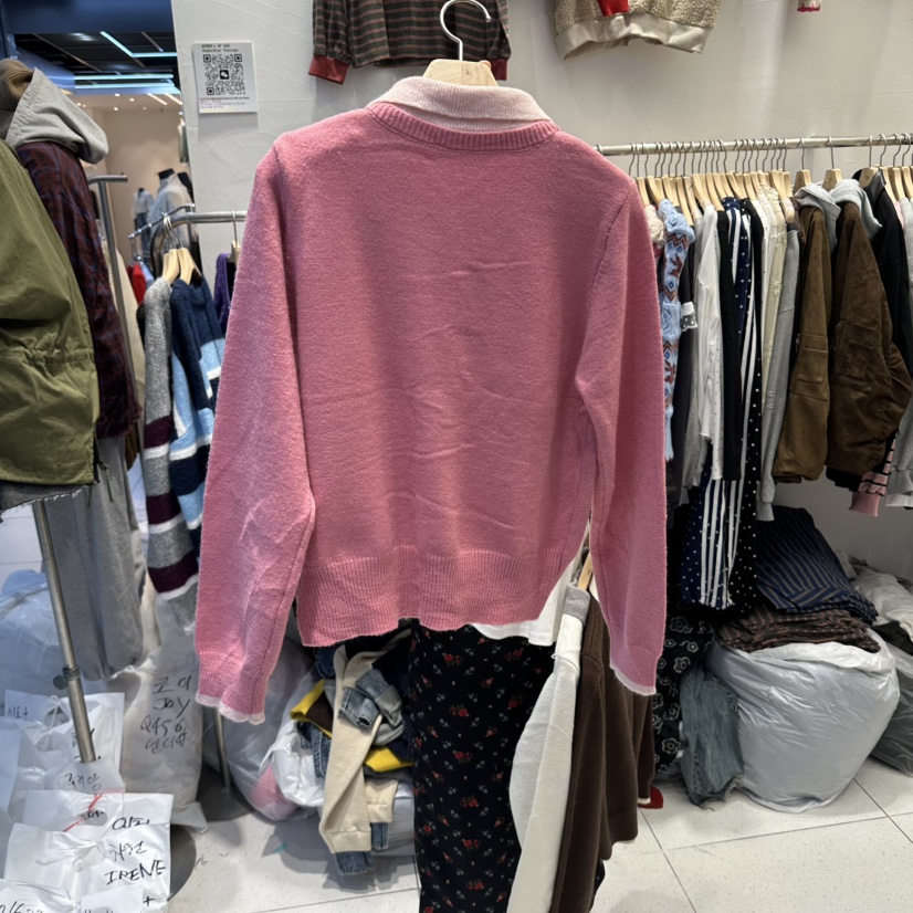 UNDERSTAR_VINTAGE東大門代購女裝新品休閑推薦時尚開衫雙面UNDERSTAR_VINTAGE開衫