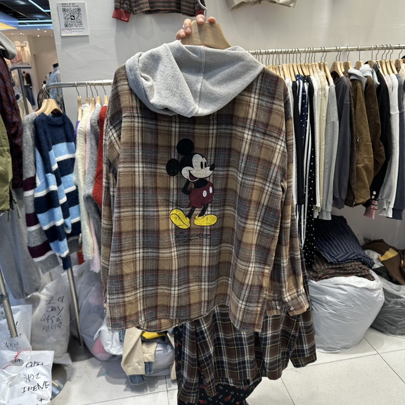 UNDERSTAR_VINTAGE東大門代購女裝新品推薦襯衫蕾絲衫連帽衫格紋UNDERSTAR_VINTAGE襯衫/蕾絲衫