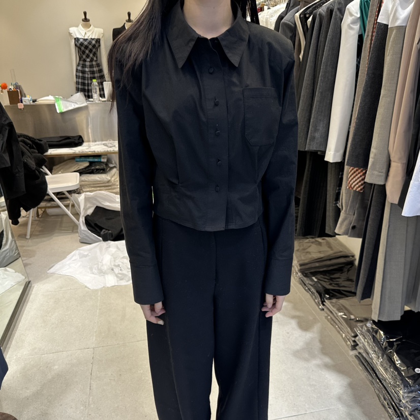 INNO東大門實拍女裝新款熱賣人氣休閑時尚真品襯衫蕾絲衫INNO襯衫/蕾絲衫圖色2