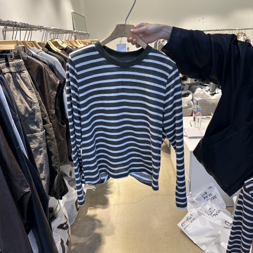 EYEFUL-Q東大門代購女裝新品時尚真品推薦熱賣休閑長袖T恤eyeful長袖T恤圖色2綠色