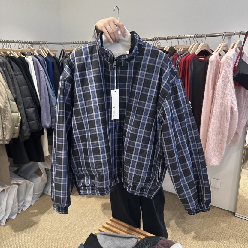 SELF SERVICE/MASOF東大門實拍女士新品人氣休閑夾克格子SELF SERVICE/MASOF夾克圖色2