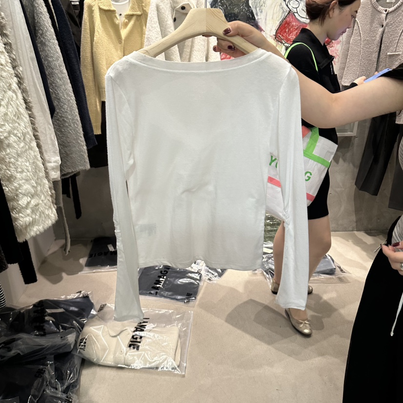 LAMAGIEPIE/LAMAGIE GREY東大門直郵女士新款休閑長袖T恤LAMAGIEPIE/LAMAGIE GREY長袖T恤