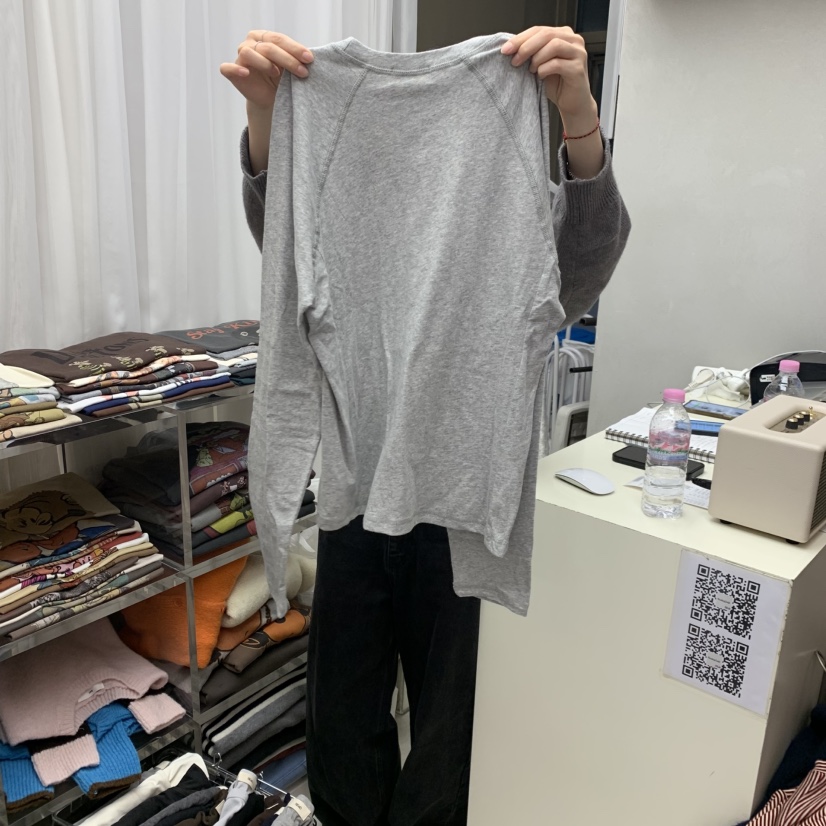 LEESEED-A/SEED東大門直郵女裝新款熱賣真品長袖T恤插肩袖SEeD-SOBORO長袖T恤