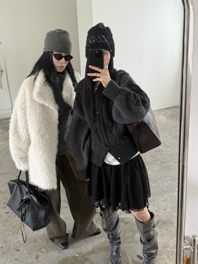 MOVENNE東大門直郵女裝新品真品時尚熱賣推薦休閑短款大衣MOVENNE短款大衣