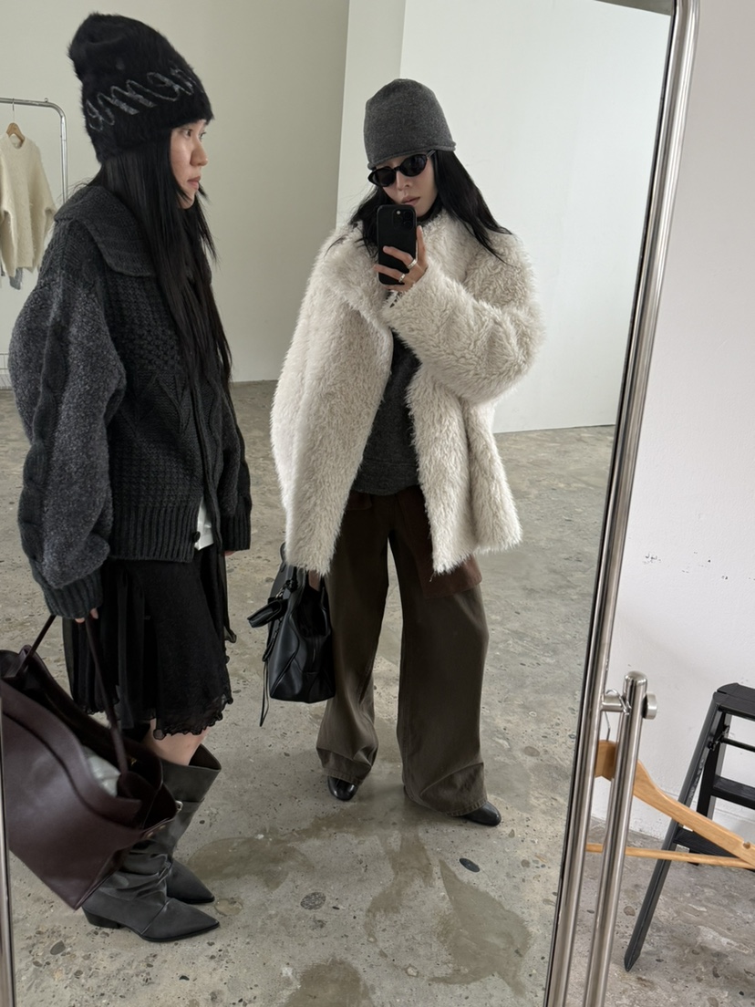 MOVENNE東大門直郵女裝新品真品時尚熱賣推薦休閑短款大衣MOVENNE短款大衣