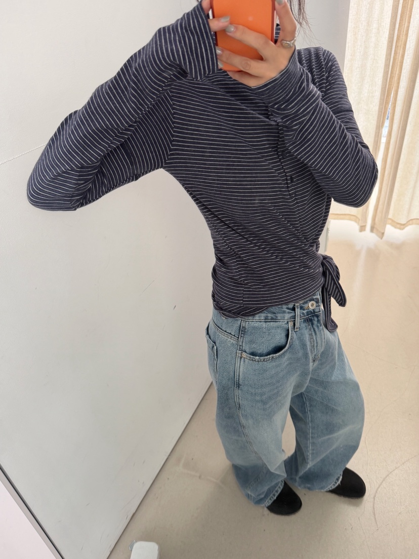 OLI EDIT東大門直郵女士新品時尚推薦職業真品人氣長袖T恤OLI EDIT長袖T恤