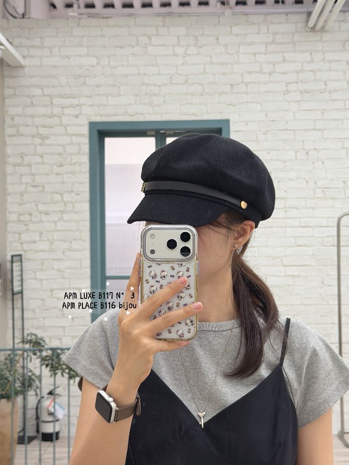 N3韓國直郵女裝新款職業推薦時尚休閑真品熱賣帽子腰帶貝雷N3帽子