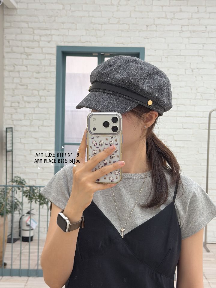 N3韓國直郵女裝新款職業推薦時尚休閑真品熱賣帽子腰帶貝雷N3帽子