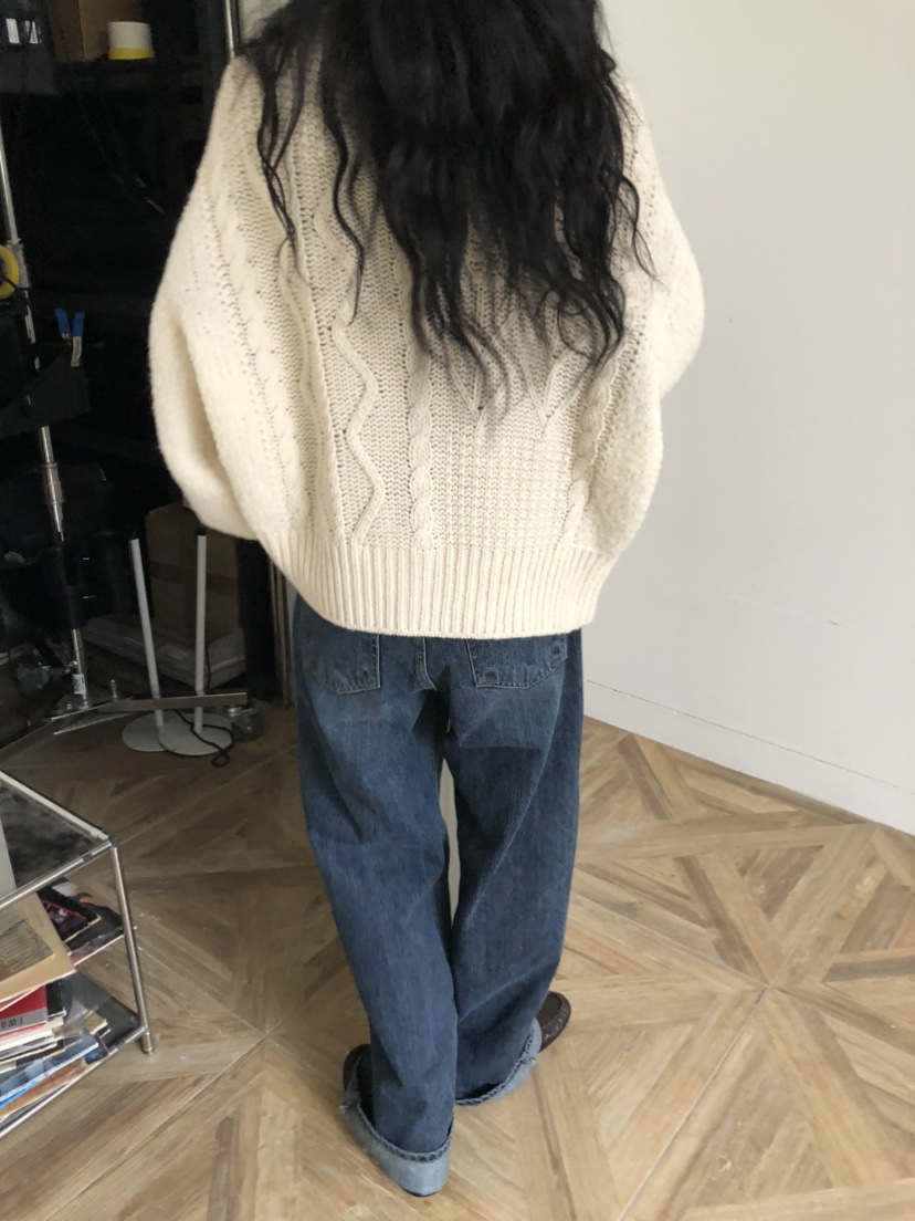 MOVENNE東大門直郵女士新款人氣休閑職業真品毛衣麻花針織MOVENNE毛衣