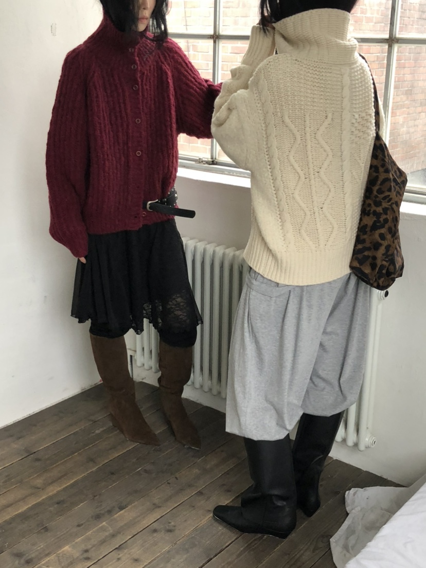 MOVENNE東大門直郵女士新款人氣休閑職業真品毛衣麻花針織MOVENNE毛衣