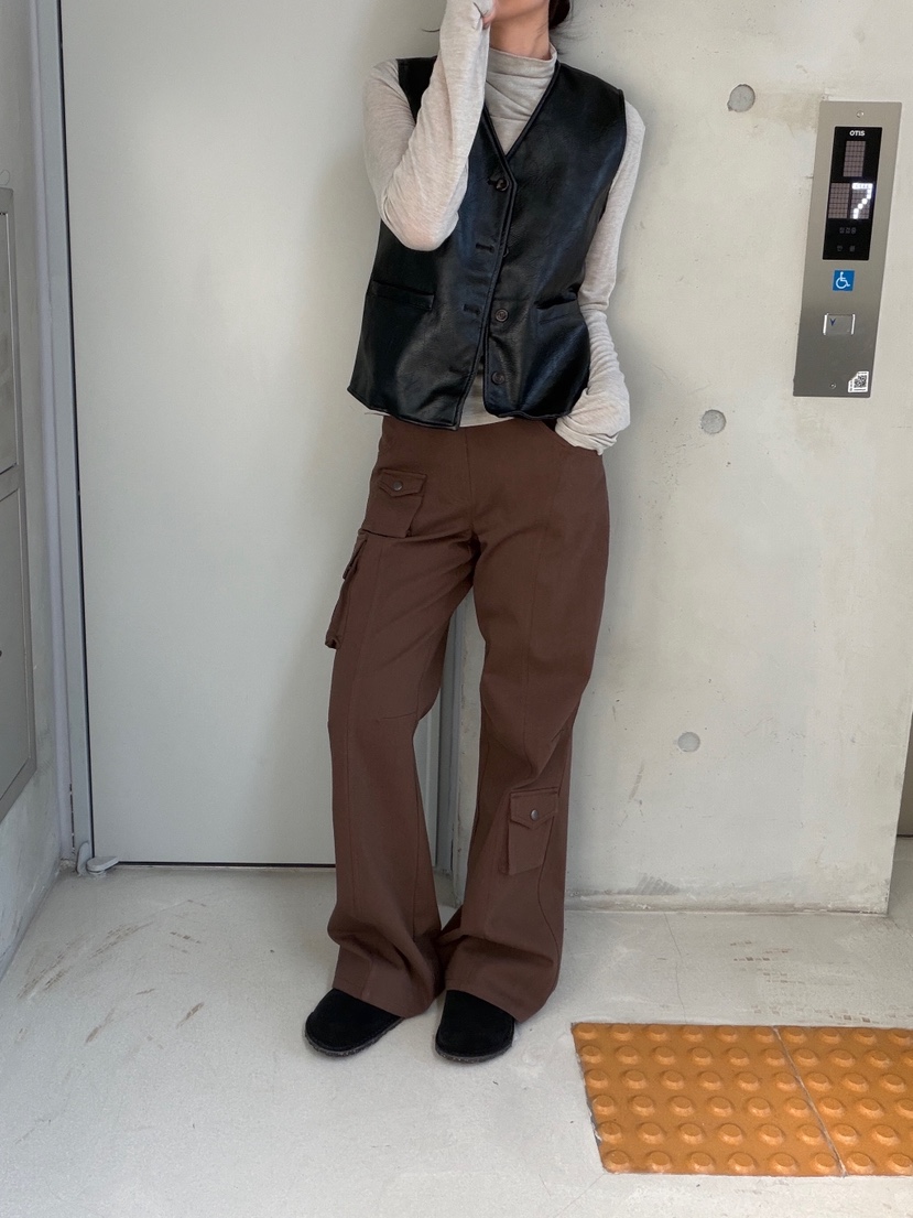OLI EDIT韓國代購女士新款時尚熱賣休閑人氣職業真品休閑褲OLI EDIT休閑褲圖色2