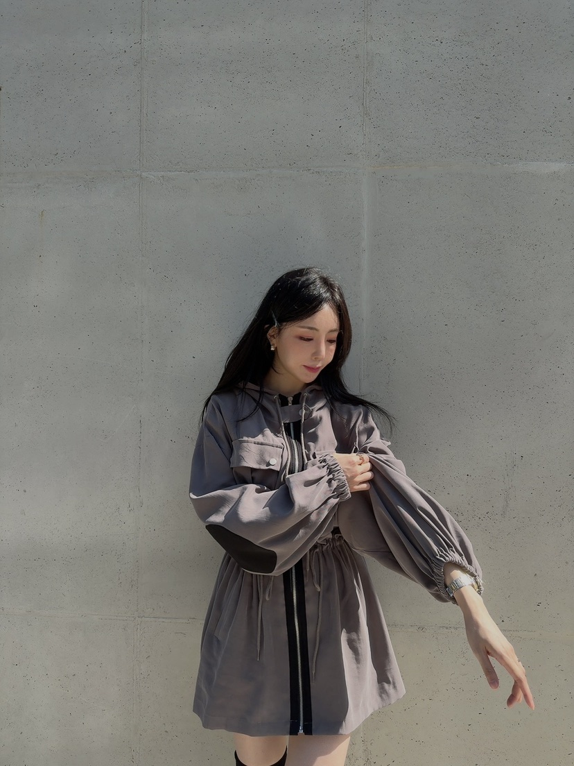 SEOUL PALETTE-Q韓國代購女裝新款熱賣真品連衣裙工裝連帽SEOUL PALETTE-Q連衣裙