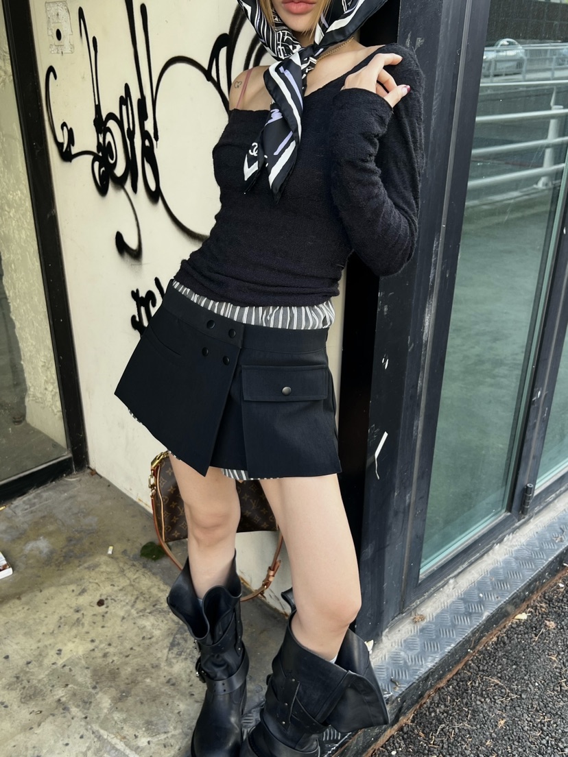 ZEROZERO韓國直郵女裝新品時尚推薦真品熱賣長袖T恤不含內搭ZEROZERO長袖T恤圖色3