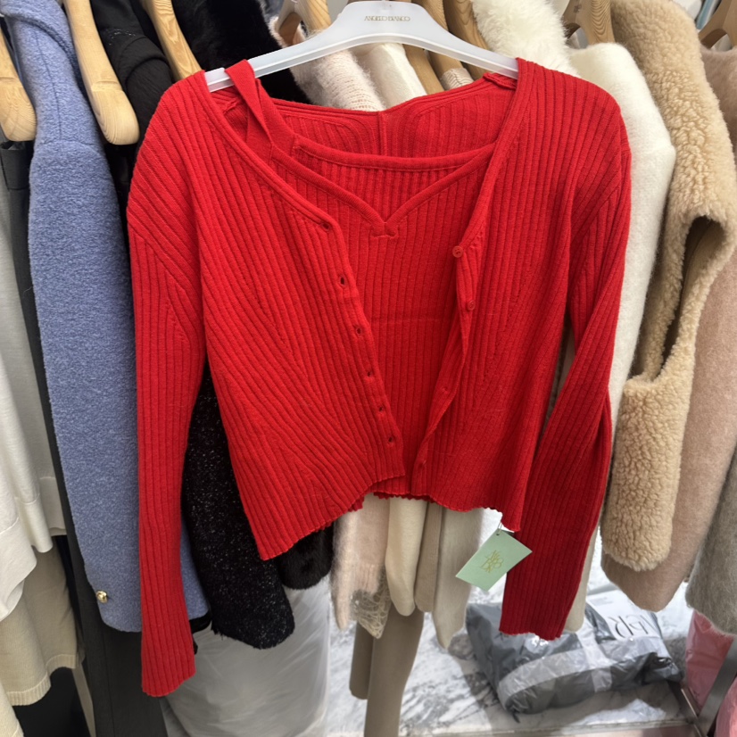 MER東大門實拍女裝新款熱賣休閑真品推薦人氣套裝美利奴羊毛MER/ANGELO BIANCO套裝圖色2