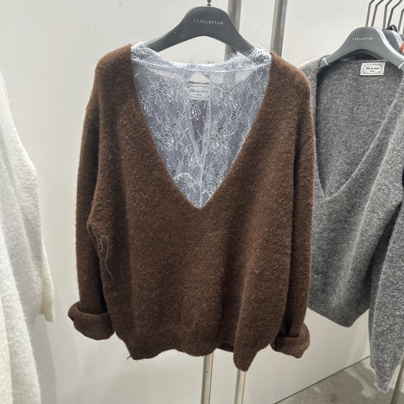 TARABY MOTION韓國代購女裝新品推薦休閑毛衣不含內搭羊駝TARABY MOTION毛衣圖色2
