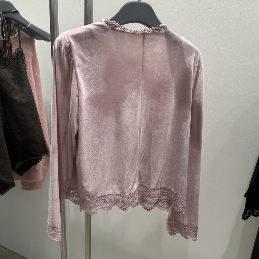 TARABY MOTION韓國代購女裝新品推薦真品時尚長袖T恤天鵝絨TARABY MOTION長袖T恤