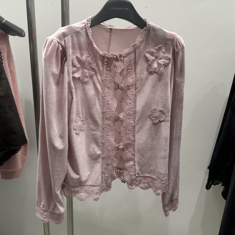 TARABY MOTION韓國代購女裝新品推薦真品時尚長袖T恤天鵝絨TARABY MOTION長袖T恤圖色1