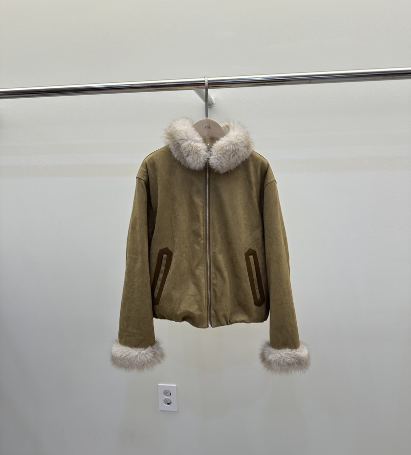 57TH東大門代購女裝新品熱賣推薦真品時尚短款大衣可拆卸57TH短款大衣圖色1