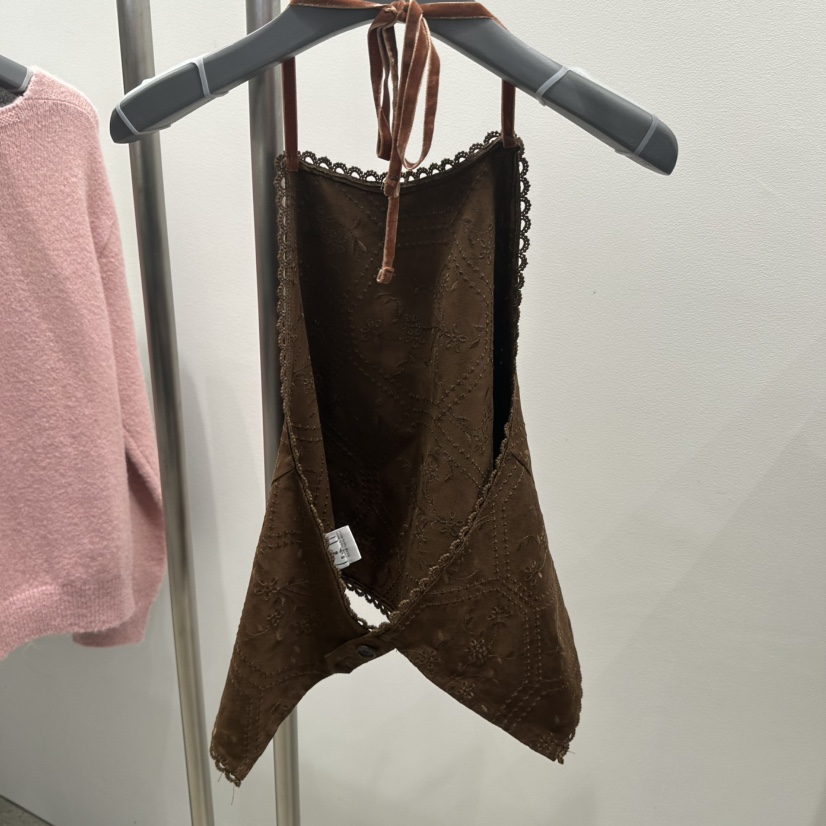 TARABY MOTION東大門實拍女士新品休閑人氣吊帶背心刺繡TARABY MOTION吊帶/背心