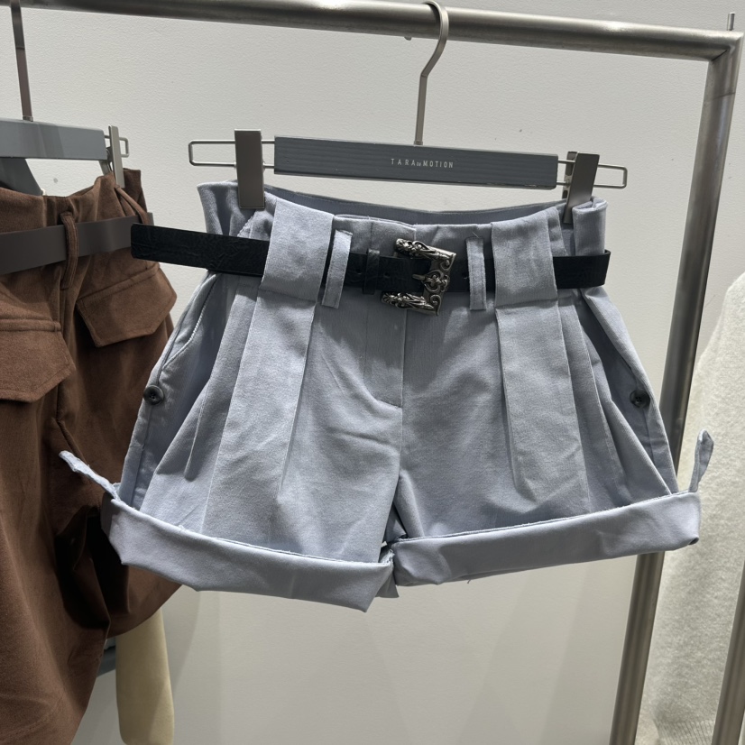 TARABY MOTION韓國直郵女裝新品休閑推薦熱賣短褲不含腰帶TARABY MOTION短褲圖色2