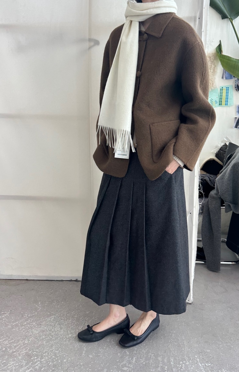 THE EYL韓國直郵女裝新品時尚推薦熱賣人氣真品短款大衣THE EYL短款大衣